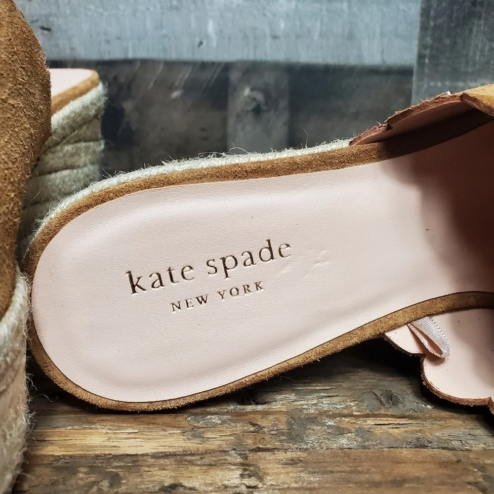 New Kate Spade Toby Espadrille Wedge Sandal